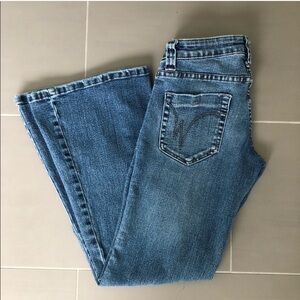 Wet Seal flare bottom jeans